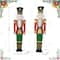 Glitzhome® 60" Christmas Wooden Traditional Nutcracker Porch Decor